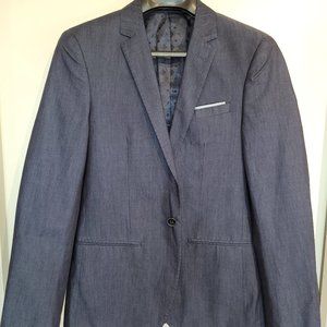 36R Nocturnal Skinny Fit Dark Navy Blazer